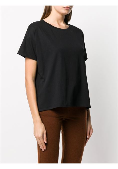 T-shirt oversize a maniche corte in nero Loulou studio - donna LOULOU STUDIO | BASILUZZOBLK